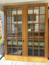 Oak french doors for sale  Youngstown