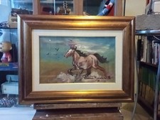 Quadro olio cavallo usato  Santena