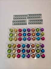 Mini glass baubles for sale  ROTHERHAM