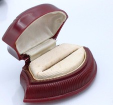 CAIXA DE APRESENTAÇÃO ANEL VINTAGE CELULÓIDE CRANBERRY ART DECO FEITA NOS EUA comprar usado  Enviando para Brazil