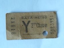 Ancien ticket ratp d'occasion  Alençon