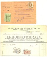 Belgium revenue piece d'occasion  Expédié en Belgium