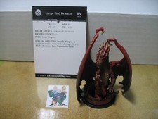 =Dungeons and Dragons D&D DRAGONEYE Grande Dragão Vermelho 55/60 com cartão= comprar usado  Enviando para Brazil