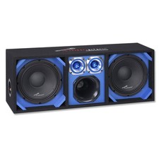 Alto-falantes duplos 10", drivers 6x6" e gabinete ventilado 4x4" tweeters totalmente carregado comprar usado  Enviando para Brazil