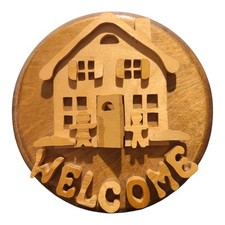 Handmade wood welcome for sale  Wickliffe