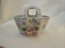 Vtg porcelain basket for sale  Williamsburg