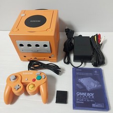Consola Nintendo GameCube Spice Orange con jugador Gameboy Región Libre Japón segunda mano  Embacar hacia Mexico