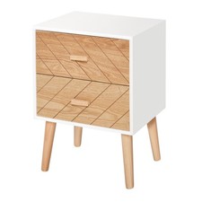 Homcom drawer bedside for sale  GREENFORD