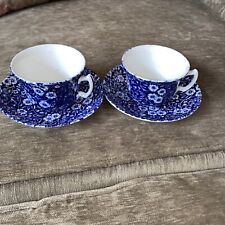 Calico blue cups for sale  MIDHURST