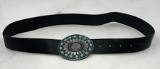 Black leather belt for sale  Monroe