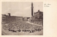Cartão postal vintage C247 Itália Siena Il Palio, usado comprar usado  Enviando para Brazil
