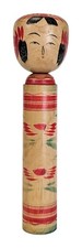 Usado, Boneca tradicional japonesa de madeira vintage Sakunami Kokeshi 9,5" por Hayasaka Akira comprar usado  Enviando para Brazil