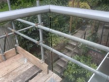 Glass balcony aluminium for sale  HYTHE