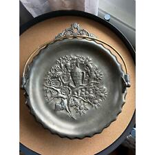 Antiga cesta de alça de bolo Pairpoint folheada a quádruplo concha vitoriana noivas comprar usado  Enviando para Brazil