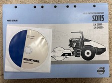 CD manual e manual do operador peças de rolo vibratório compactador Volvo SD115, usado comprar usado  Enviando para Brazil