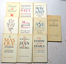Typographie brins plume d'occasion  Abondant