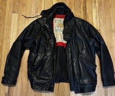 Leather jacket size d'occasion  Expédié en Belgium