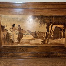 Vintage inlaid wood for sale  Garden Grove