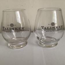 Talisker whisky glasses for sale  DEESIDE