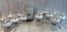 Lote 15 mamadeiras Tommee Tippee Closer to Nature 5 e 9 oz + aquecedor térmico comprar usado  Enviando para Brazil