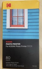 Cartucho e papel para impressora fotográfica Kodak PHC-80 80 folhas 100x148 mm tamanho cartão postal comprar usado  Enviando para Brazil