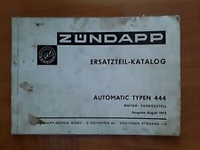 Zündapp 444 ersatzteilkatalog gebraucht kaufen  Wiesloch