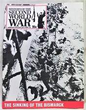HISTORY OF THE SECOND WORLD WAR MAGAZINE NO. 16 THE SINKING OF THE BISMARCK 1973 comprar usado  Enviando para Brazil