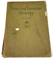 Selected Furniture Drawings by William Klenke HC Book 1930 Design Plans comprar usado  Enviando para Brazil