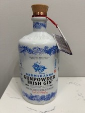 Usado, Drumshanbo Gunpowder Irish Gin edição limitada Garrafa vazia de cerâmica 750 ml com etiqueta comprar usado  Enviando para Brazil