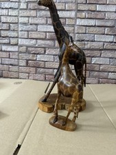Giraffen holz handgeschnitzt gebraucht kaufen  Rodenberg