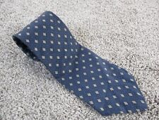 Gravata masculina Italianissimo 100% seda azul prata diamante feita à mão EUA comprar usado  Enviando para Brazil