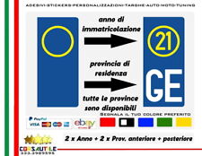 Adesivi targa provincia usato  Caserta
