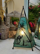 Lampe marocaine cuir d'occasion  Charly-sur-Marne