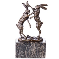 Bronzeskulptur zweier kämpfen gebraucht kaufen  Markt Schwaben
