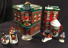 Vila de neve Dept 56 sábado de manhã centro 1997 conjunto de 6 5490! comprar usado  Enviando para Brazil