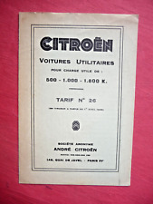 Rare tarif citroen d'occasion  France