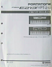 Usado, Teclado Yamaha PSR-E213 YPT-210 Original Diagrama de Circuito Geral / Esquemas comprar usado  Enviando para Brazil