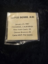 Super bowl xxi for sale  Des Moines