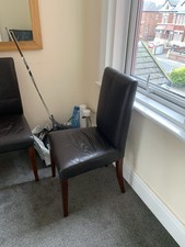 Table chairs dark for sale  SOUTHPORT