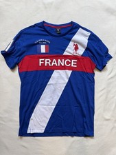 Camiseta Polo Masculina EUA Assn Colorblock Tamanho Pequeno Bandeira da França Azul Branco Vermelho, usado comprar usado  Enviando para Brazil