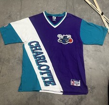 Camisa masculina grande vintage campeã Charlotte Hornets oficial basquete NBA, usado comprar usado  Enviando para Brazil