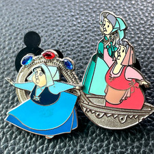 Broche Disney 2002 Bela Adormecida 3 Fadas em uma Colher de Prata Joias LE 3500 comprar usado  Enviando para Brazil