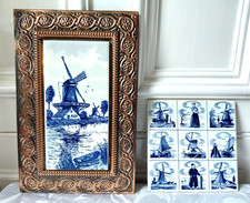 Vintage delft blue for sale  BURNTISLAND