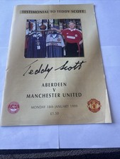 Aberdeen manchester united for sale  BUCKIE
