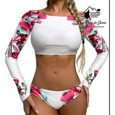 Maiô biquíni American Trends Ruched Back Rash Guard tamanho G comprar usado  Enviando para Brazil