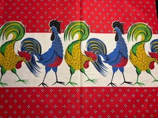 rooster fabric for sale  Ravenna