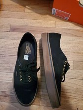 Tênis Vans "autêntico" (preto/borracha) skate era clássica  comprar usado  Enviando para Brazil