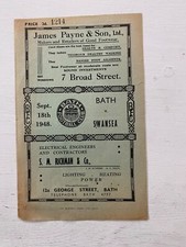 Bath swansea september for sale  CHIGWELL