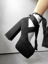 Black platform heels usato  Cuneo
