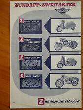 Zündapp prospekt 1954 gebraucht kaufen  Wiesloch